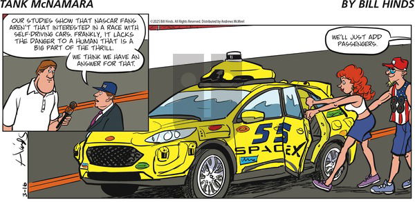 Tank McNamara on Sunday March 16, 2025 Comic Strip
