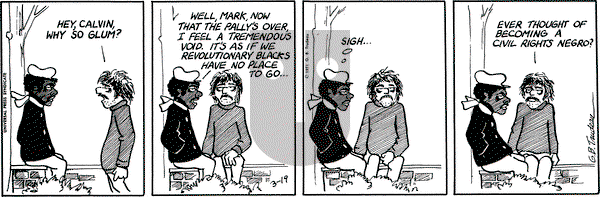 Doonesbury on Friday March 19, 1971 Comic Strip
