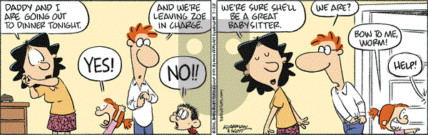 Baby Blues on Monday March 28, 2016 Comic Strip