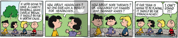 Peanuts on Saturday May 19, 2001 Comic Strip
