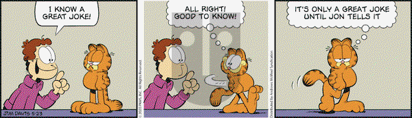 Garfield on Saturday May 23, 2020 Comic Strip