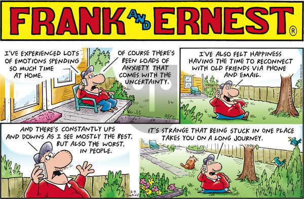 Frank and Ernest - Sunday May 3, 2020 Comic Strip