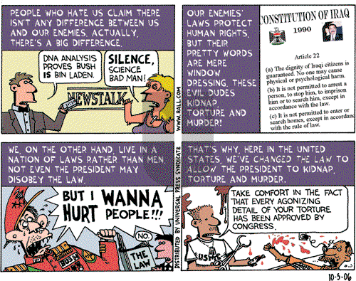 Ted Rall on Thursday October 5, 2006 Comic Strip