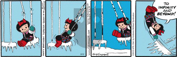Nancy on Monday March 12, 2018 Comic Strip