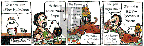 Breaking Cat News on Wednesday November 1, 2017 Comic Strip