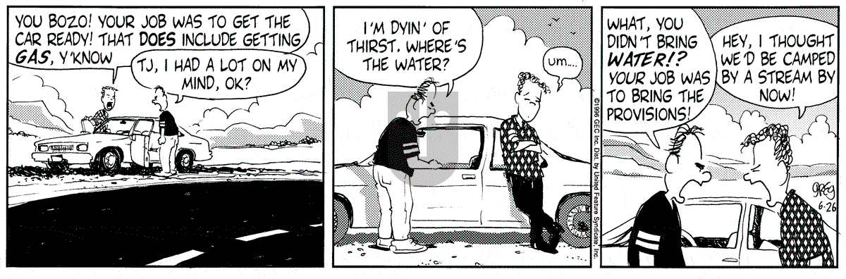 Luann - Wednesday June 26, 1996 Comic Strip