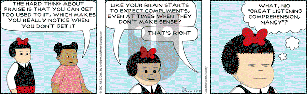 Nancy on Wednesday March 31, 2021 Comic Strip
