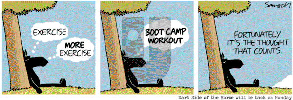 Dark Side of the Horse on Friday July 19, 2013 Comic Strip