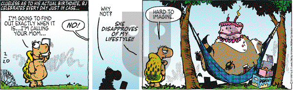 Over the Hedge on Wednesday February 20, 2019 Comic Strip