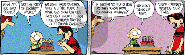 The Buckets on Saturday May 7, 2011 Comic Strip