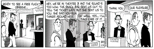 Luann on Thursday February 26, 1998 Comic Strip