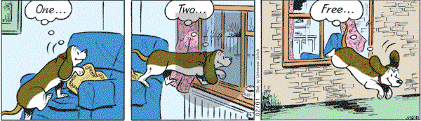 Fred Basset on Tuesday February 1, 2011 Comic Strip