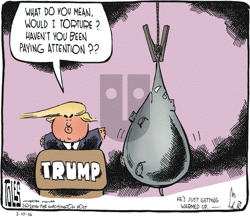 Tom Toles on Wednesday February 10, 2016 Comic Strip