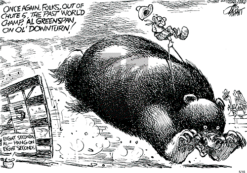 Pat Oliphant on Wednesday May 16, 2001 Comic Strip