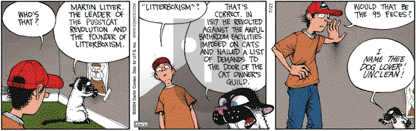 Get Fuzzy on Wednesday July 21, 2004 Comic Strip