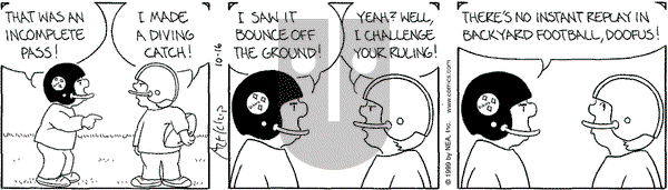 The Born Loser on Saturday October 16, 1999 Comic Strip