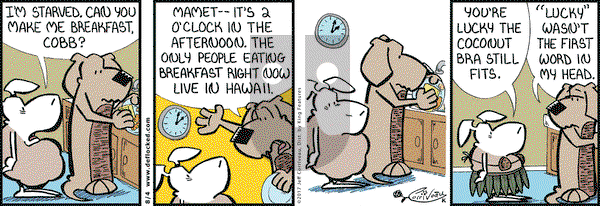 DeFlocked on Friday August 4, 2017 Comic Strip