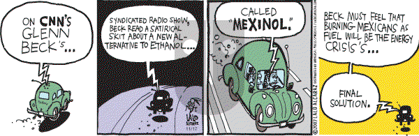La Cucaracha on Saturday November 17, 2007 Comic Strip