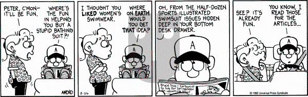 FoxTrot on Tuesday May 26, 1992 Comic Strip