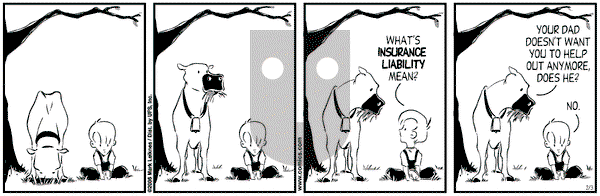 Cow and Boy Classics on Friday February 3, 2006 Comic Strip