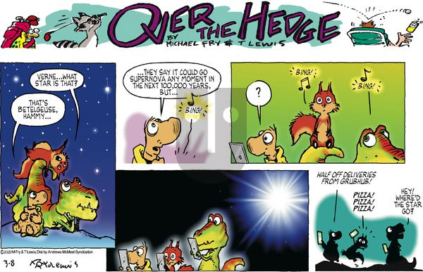 Over the Hedge on Sunday March 8, 2020 Comic Strip
