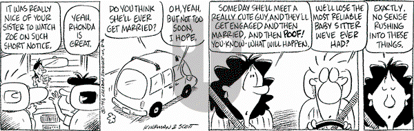 Baby Blues on Thursday August 26, 1993 Comic Strip