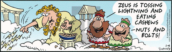 Frank and Ernest on Friday January 4, 2019 Comic Strip