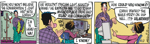 Rose is Rose on Thursday December 10, 2009 Comic Strip