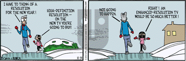 Grand Avenue on Monday December 31, 2012 Comic Strip