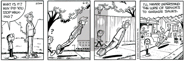 Grand Avenue on Saturday June 21, 2003 Comic Strip