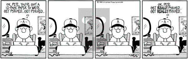 FoxTrot on Wednesday June 7, 1989 Comic Strip