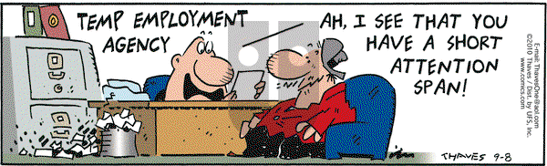 Frank and Ernest on Wednesday September 8, 2010 Comic Strip