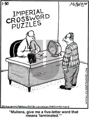 Close to Home on Monday January 30, 2006 Comic Strip