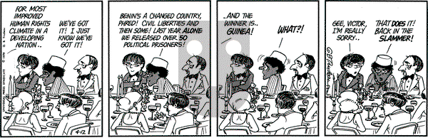 Doonesbury on Wednesday April 12, 1978 Comic Strip