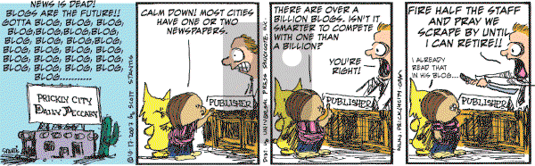 Prickly City on Wednesday October 17, 2007 Comic Strip
