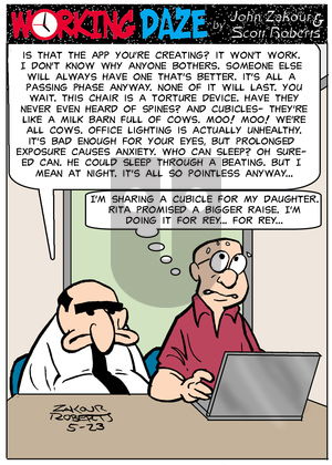 Working Daze on Friday May 23, 2025 Comic Strip