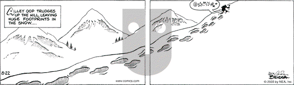 Alley Oop on Friday September 26, 2003 Comic Strip