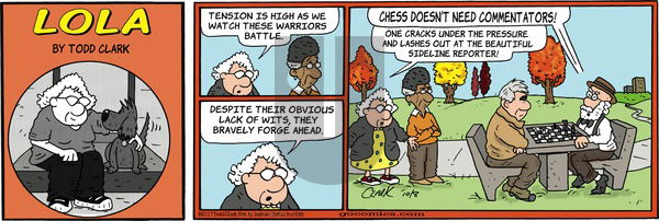 Lola on Sunday October 8, 2017 Comic Strip