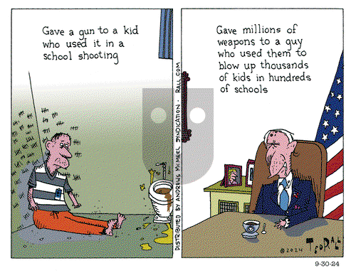 Ted Rall - Monday September 30, 2024 Comic Strip