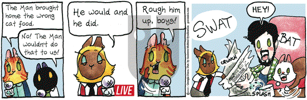 Breaking Cat News - Wednesday April 21, 2021 Comic Strip