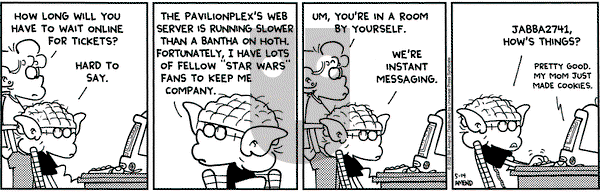 FoxTrot on Saturday July 13, 2002 Comic Strip
