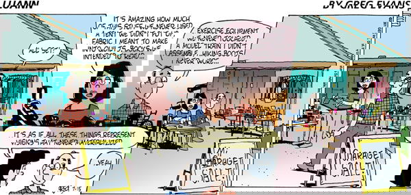 Luann on Sunday July 15, 2001 Comic Strip