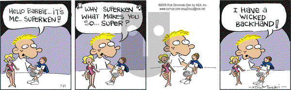 Soup to Nutz - Old on Tuesday July 21, 2009 Comic Strip