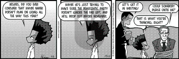 The Boondocks on Friday February 3, 2012 Comic Strip