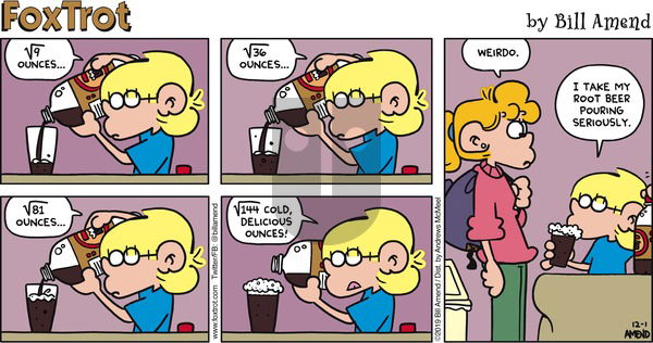 FoxTrot on Sunday December 1, 2019 Comic Strip