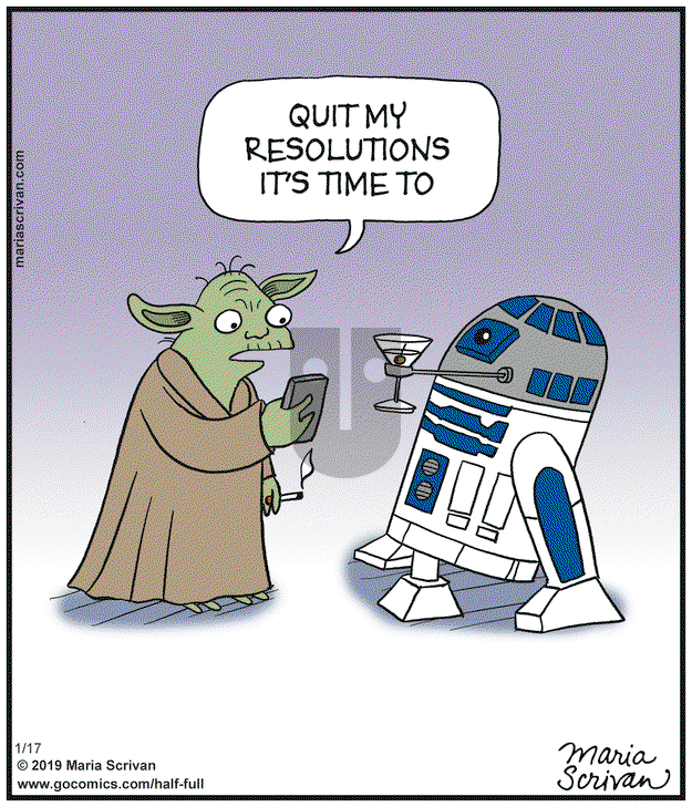 Half Full on Friday January 17, 2025 Comic Strip