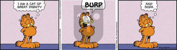 Garfield on Thursday November 12, 2015 Comic Strip