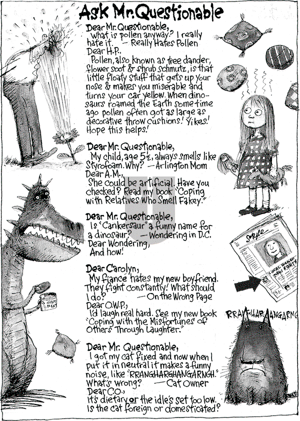 Richard's Poor Almanac on Monday April 29, 2013 Comic Strip
