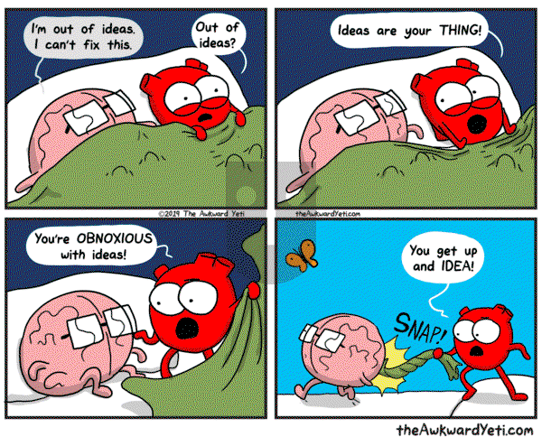 The Awkward Yeti on Monday April 6, 2020 Comic Strip