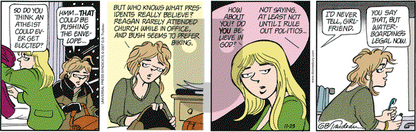 Doonesbury on Friday November 23, 2007 Comic Strip